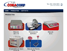 Tablet Screenshot of equipos-cobacorp.com